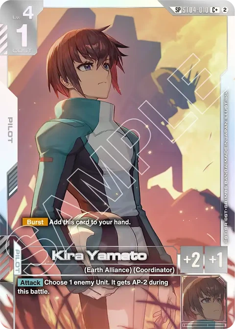 Kira Yamato - Gundam Card Game card
