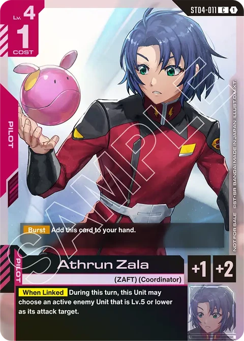 Athrun Zala - Gundam Card Game card