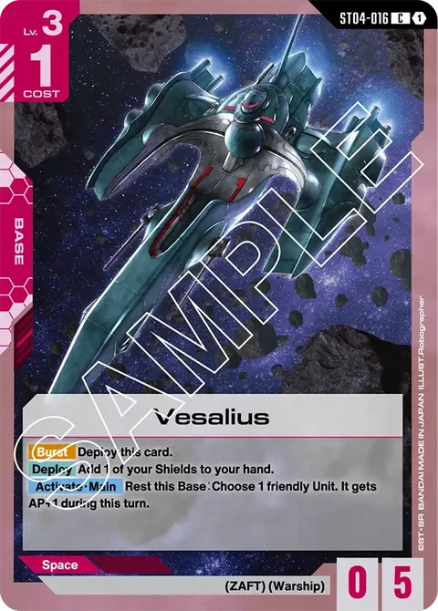 Vesalius - Gundam Card Game card