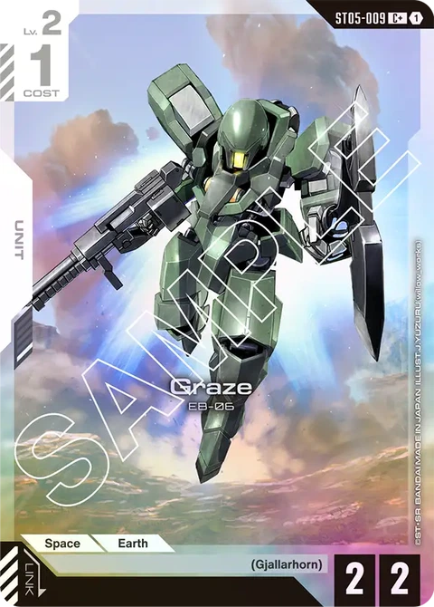 Graze - Gundam Card Game card