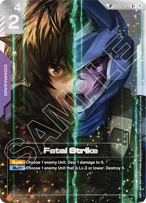 Fatal Strike - Gundam Card Game card