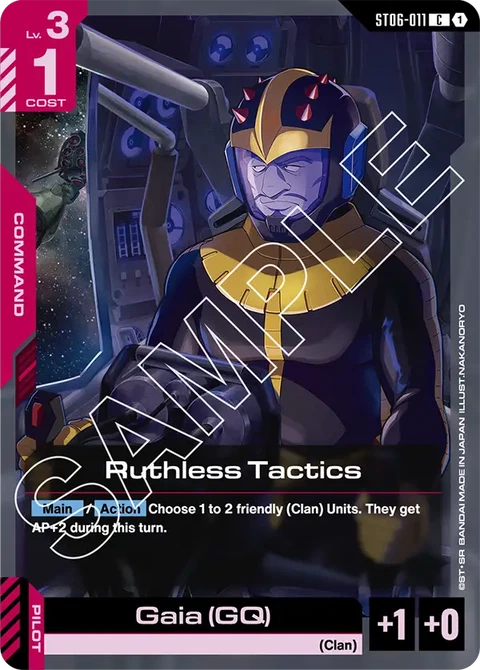 Ruthless Tactics - Gundam Card Game card