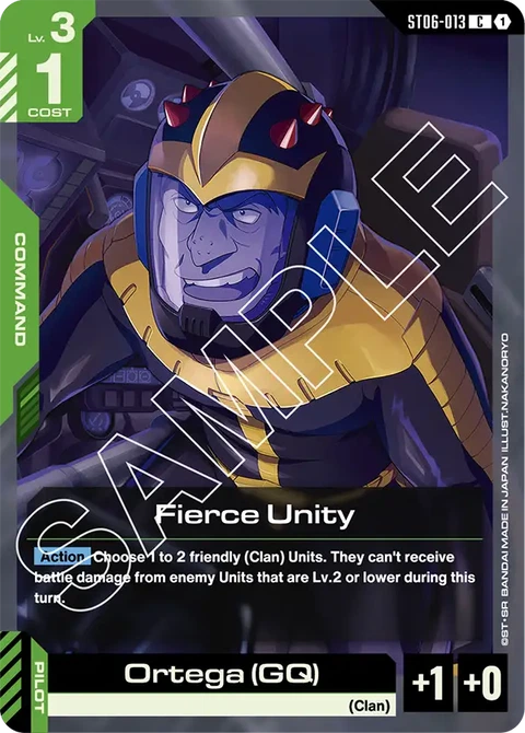 Fierce Unity - Gundam Card Game card