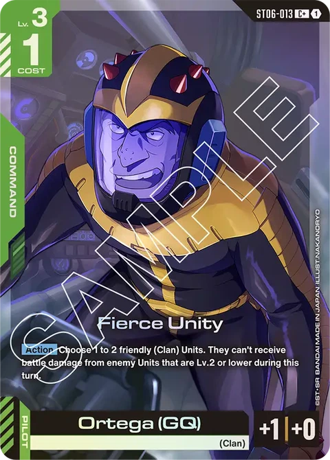 Fierce Unity - Gundam Card Game card