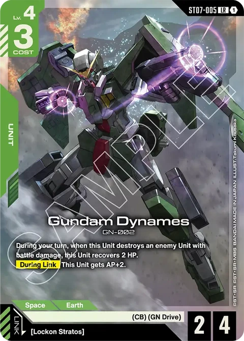 Gundam Dynames - Gundam Card Game card