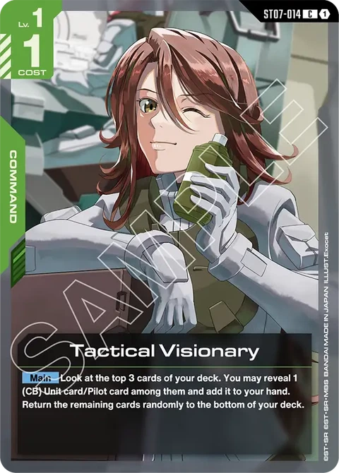 Tactical Visionary - Gundam Card Game card