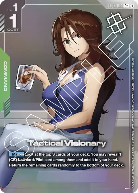 Tactical Visionary - Gundam Card Game card