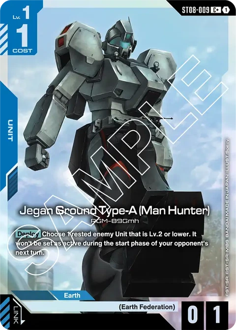 Jegan Ground Type-A (Man Hunter) - Gundam Card Game card