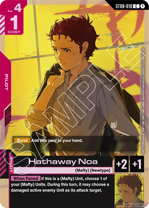 Hathaway Noa - Gundam Card Game card