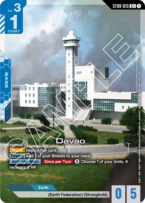 Davao - Gundam Card Game card