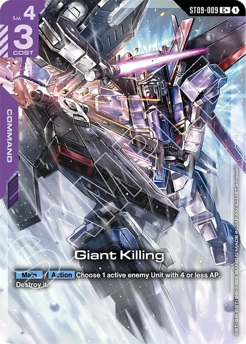 Giant Killing - Gundam Card Game card
