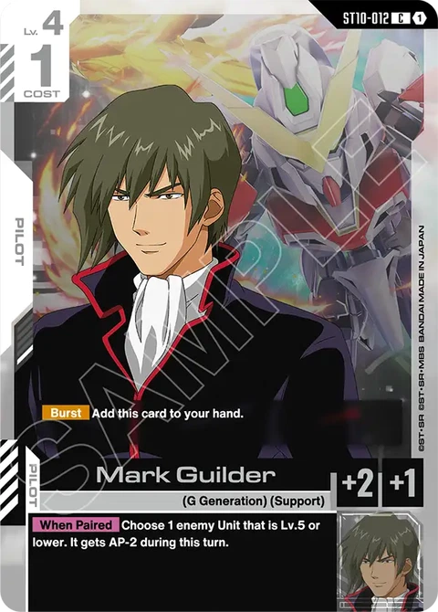 Mark Guilder, Gundam Card Game Main Card