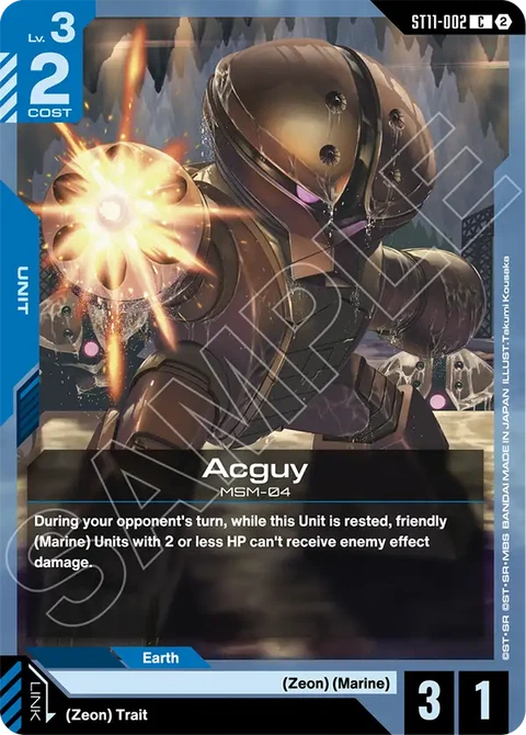 Acguy - Gundam Card Game card