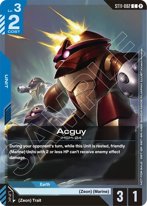 Acguy - Gundam Card Game card