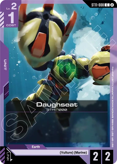 Daughseat - Gundam Card Game card