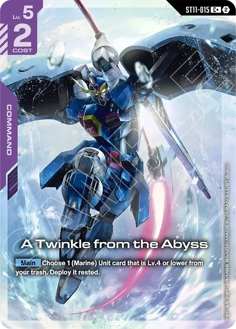 A Twinkle from the Abyss - Gundam Card Game card