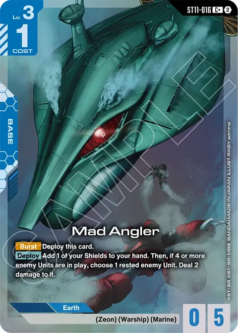Mad Angler - Gundam Card Game card