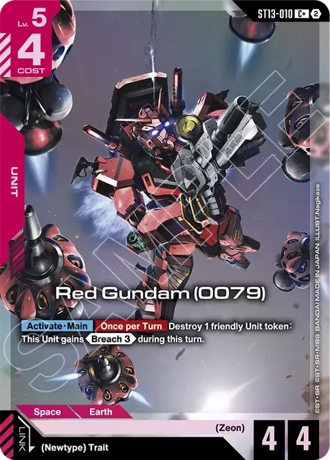 Red Gundam (0079) - Gundam Card Game card