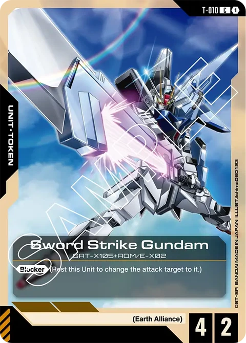 Sword Strike Gundam - Gundam Card Game card