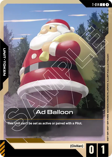 Ad Balloon - Gundam Card Game card