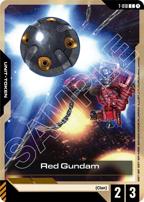 Red Gundam - Gundam Card Game card