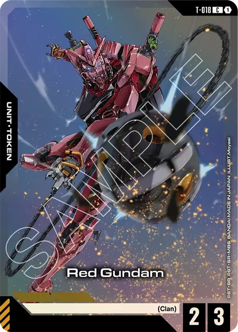 Red Gundam - Gundam Card Game card
