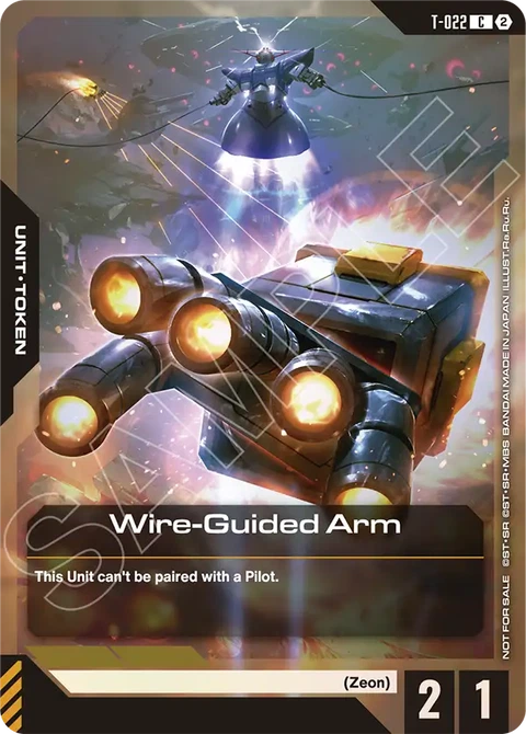 Wire-Guided Arm - Gundam Card Game card