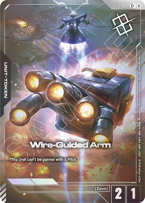 Wire-Guided Arm - Gundam Card Game card