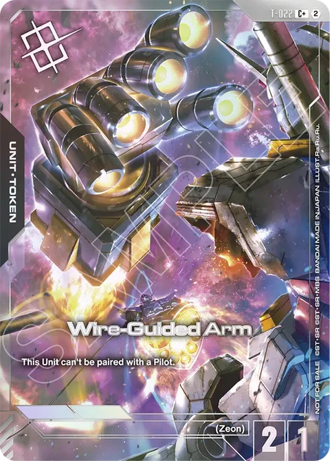 Wire-Guided Arm - Gundam Card Game card
