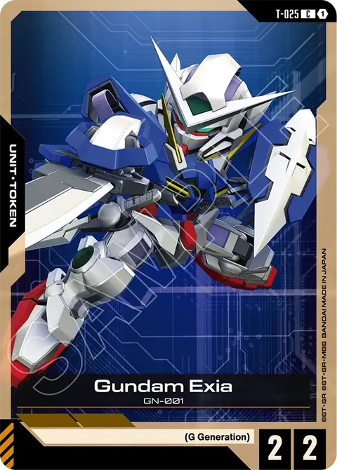 Gundam Exia - Gundam Card Game card