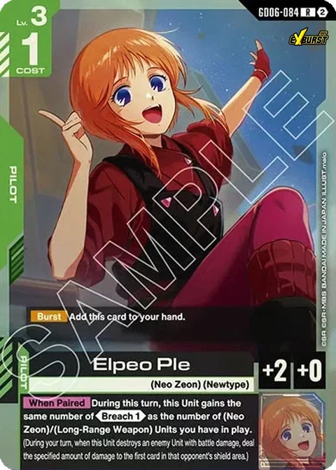 Elpeo Ple - Gundam Card Game card