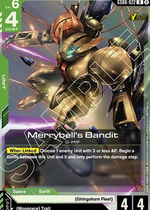 Merrybell's Bandit - Gundam Card Game card