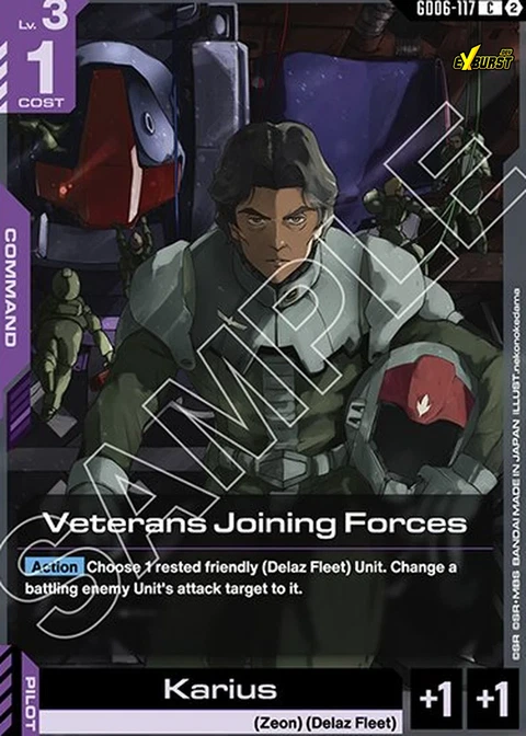 Veterans Joining Forces - Gundam Card Game card