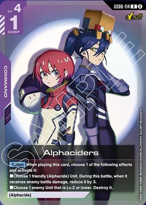 Alphaciders - Gundam Card Game card