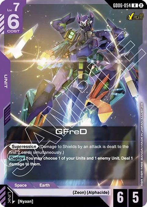 GFreD, Gundam Card Game Main Card