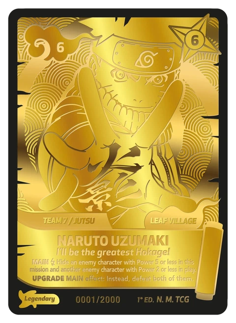 Naruto Uzumaki I'll be the greatest Hokage - Naruto Mythos TCG card