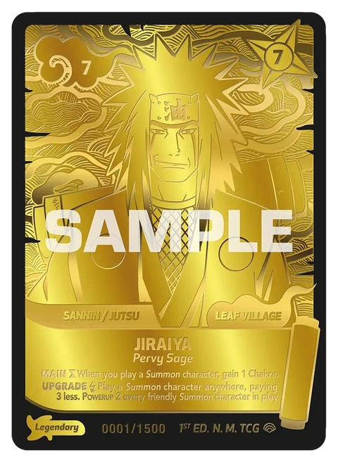 Jiraiya Pervy Sage - Naruto Mythos TCG card