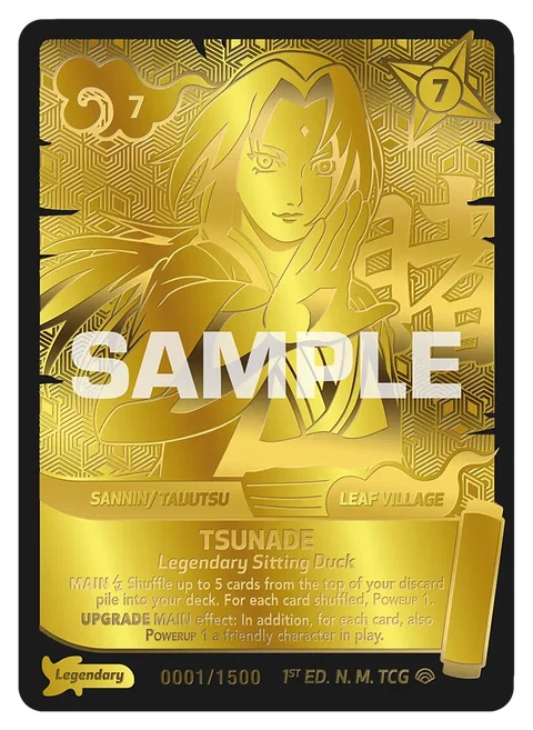 Tsunade Battle of the Sannin - Naruto Mythos TCG card