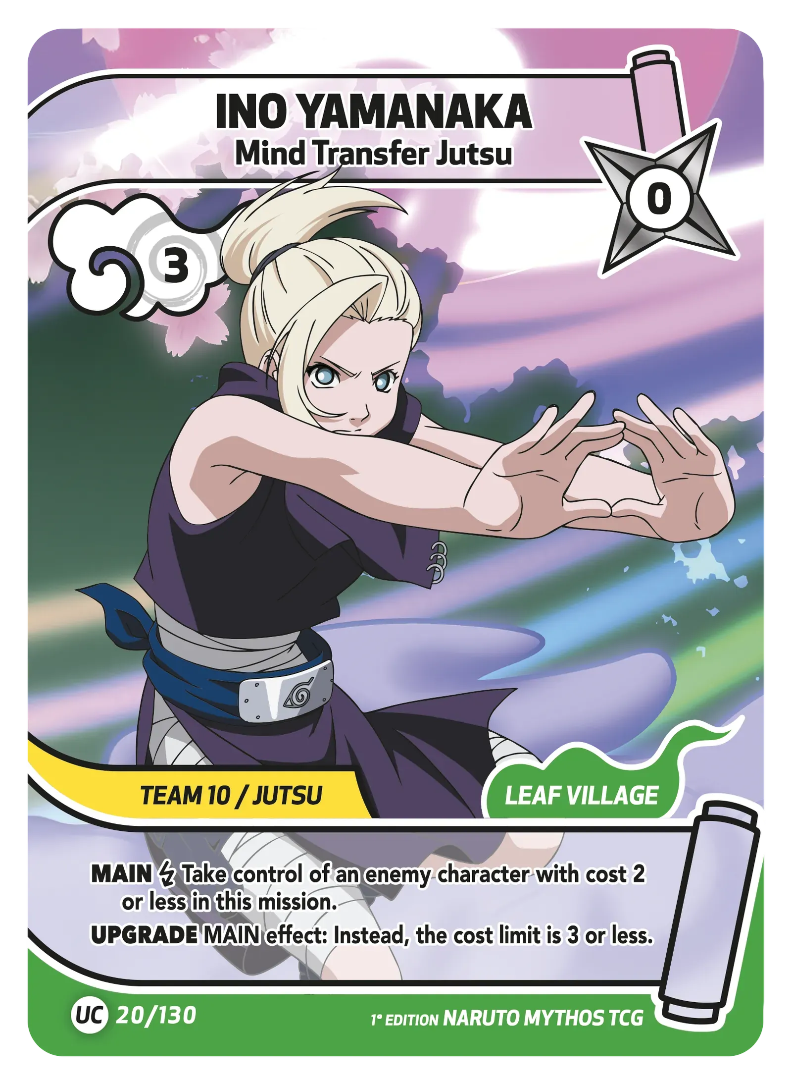 Ino Yamanaka Mind Transfer Jutsu