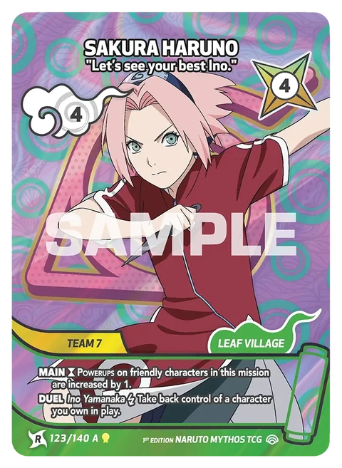 Sakura Haruno Let's see your best Ino. - Naruto Mythos TCG card