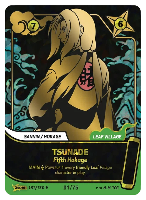 Tsunade Fifth Hokage - Naruto Mythos TCG card