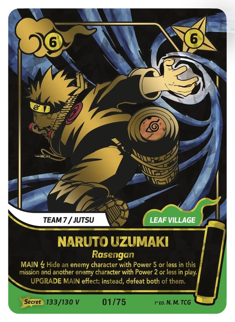 Naruto Uzumaki Rasengan - Naruto Mythos TCG card