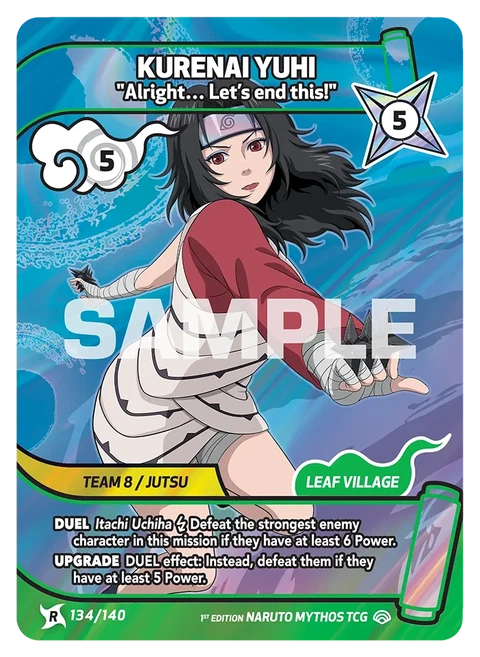 Kurenai Yuhi Alright… Let’s end this! - Naruto Mythos TCG card