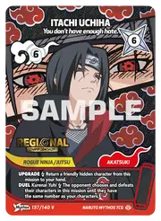 Itachi Uchiha You don't have enough hate. 2-137/140-M-V2