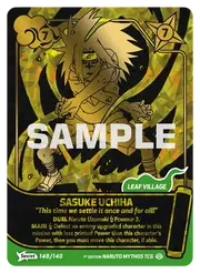 Sasuke Uchiha This time we settle it one and for all! 2-148/140
