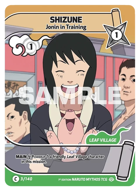 Shizune Jonin in Training - Naruto Mythos TCG card