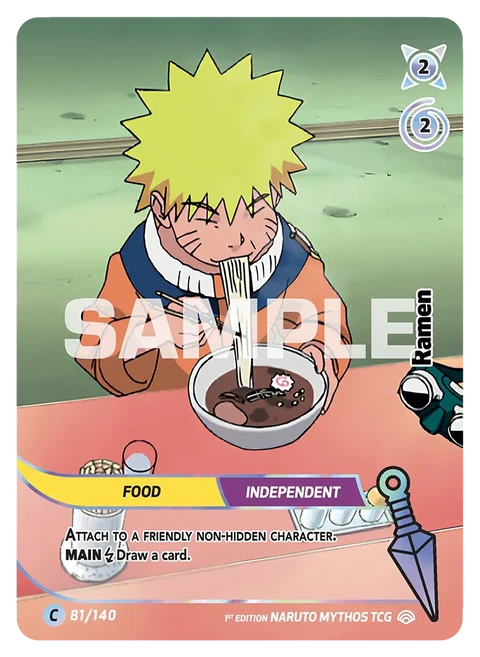 Ramen - Naruto Mythos TCG card