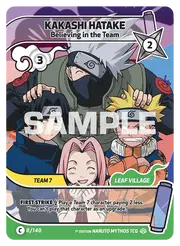 Kakashi Hatake Believing in the Team 2-008/140