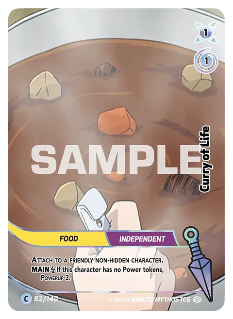 Curry of Life - Naruto Mythos TCG card