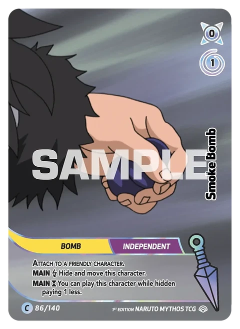 Smoke Bomb - Naruto Mythos TCG card